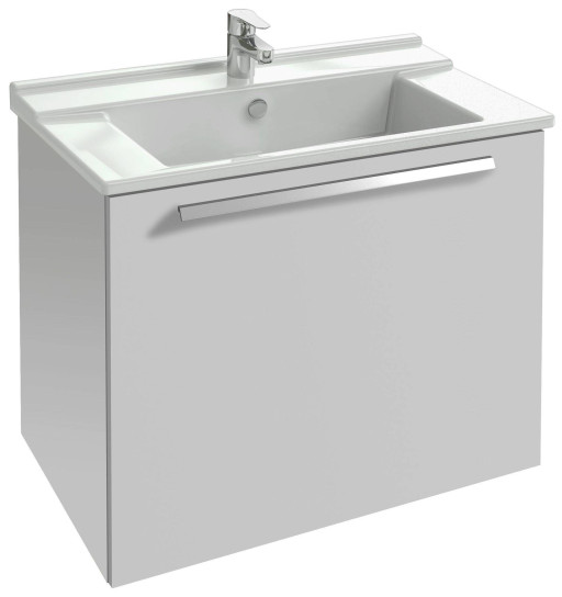 Мебель 77 см для раковины-столешницы, серый антрацит Jacob Delafon STRUKTURA EB1285-N14