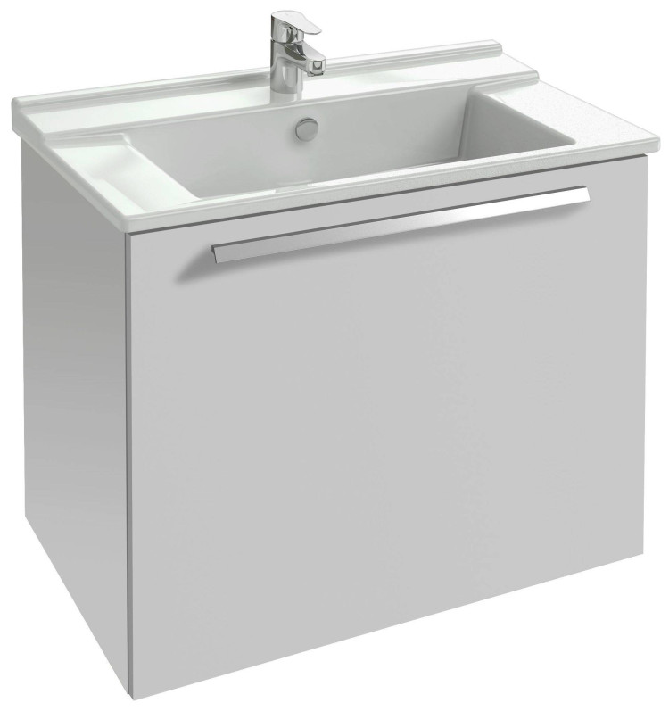 Мебель 77 см для раковины-столешницы, серый антрацит Jacob Delafon STRUKTURA EB1285-N14