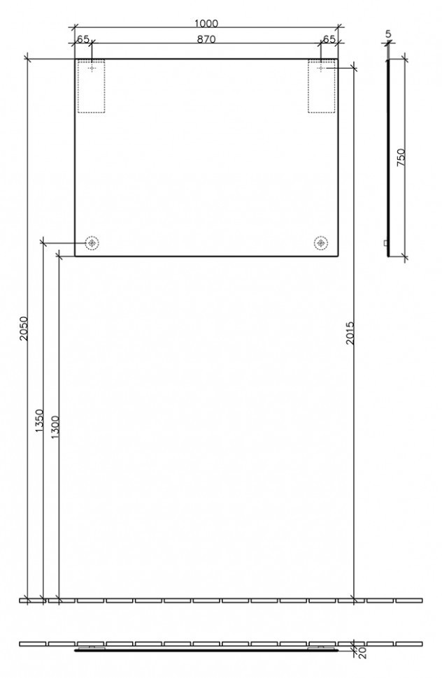 Зеркало Villeroy&Boch More to See 100