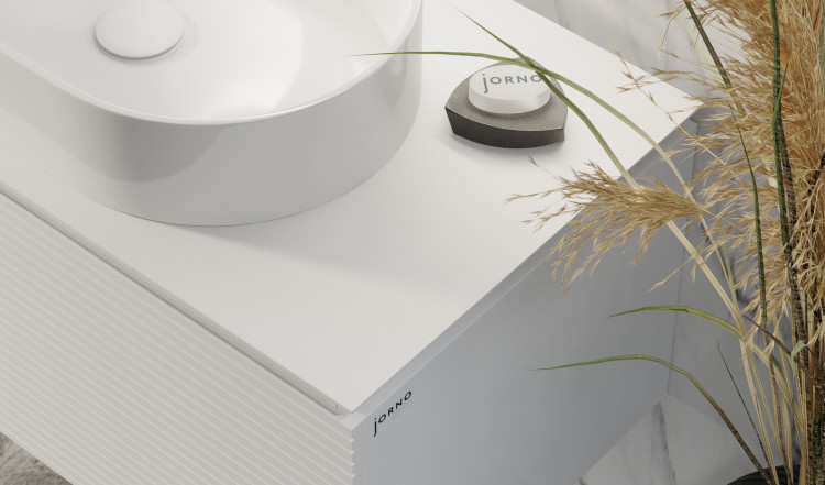 Тумба Stone 100 подвесная Белая