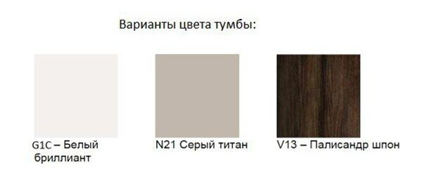 Тумба под раковину Jacob Delafon Presquile 130 подвесная 1 ящик