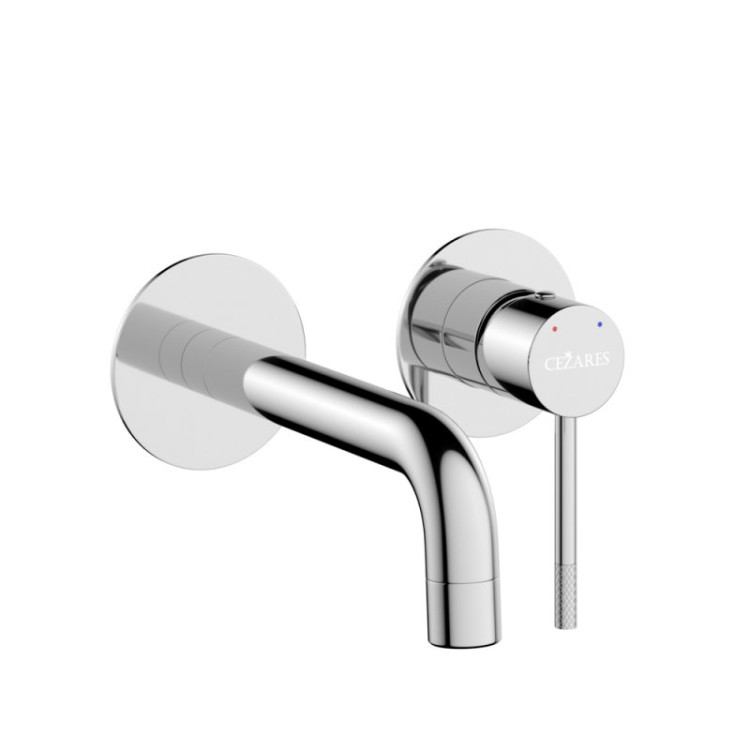 Смеситель для раковины встраиваемый с внутренней частью, без донного клапан Cezares RELAX-BLI2-1-NOP-W0