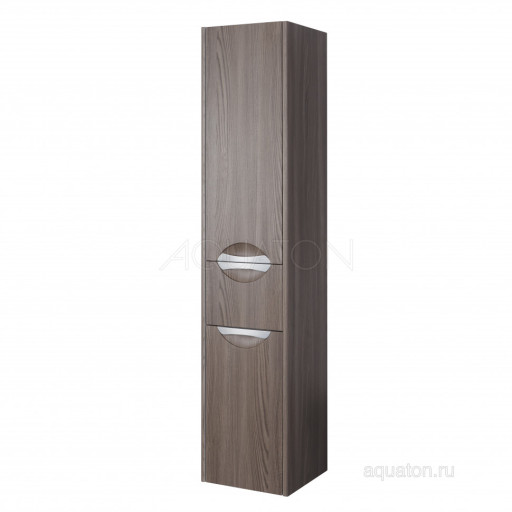 Шкаф - колонна AQUATON Сильва левый дуб макиато 1A215603SIW5L
