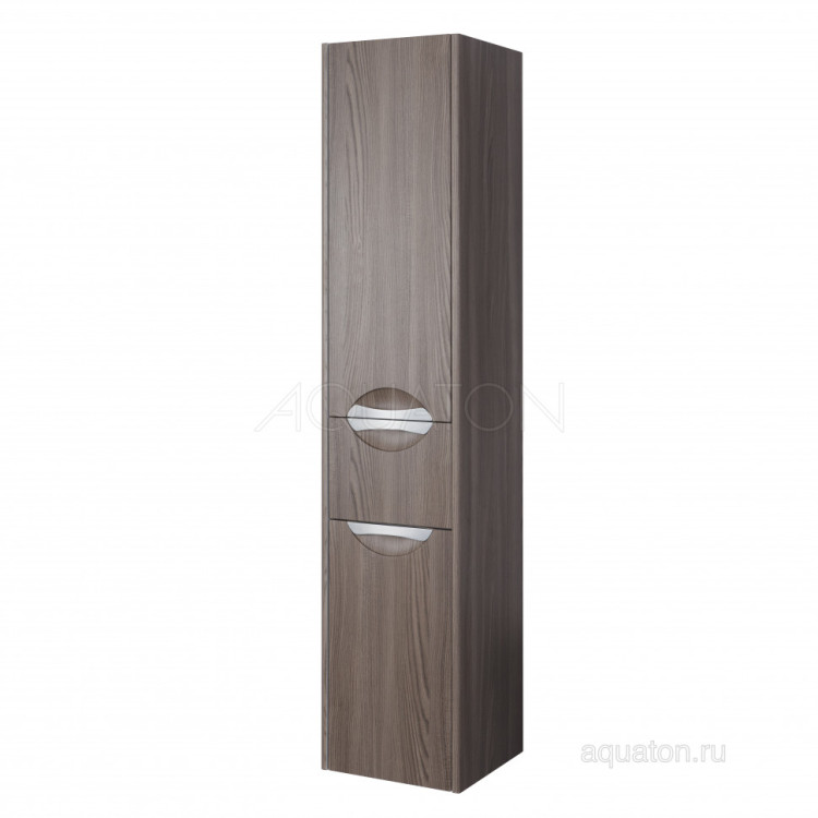 Шкаф - колонна AQUATON Сильва левый дуб макиато 1A215603SIW5L