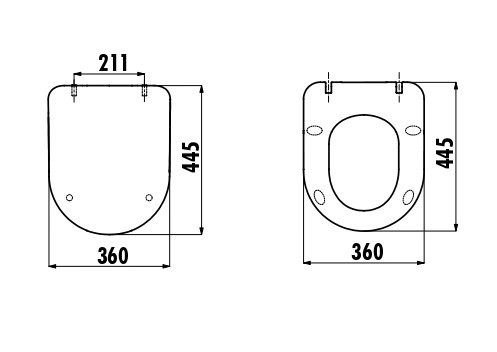 CREAVIT Крышка дуропласт с микролифтом