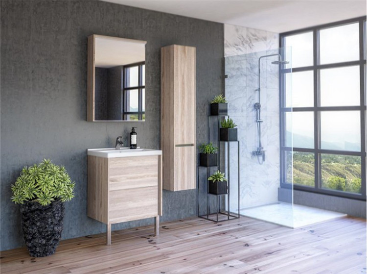 Шкаф пенал Акватон Стоун 30 подвесной