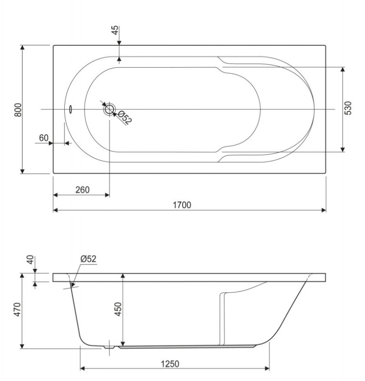 Универсальный установочный комплект для 2-х панелей прямоугольной акриловой ванны Cezares CZR-SCR-FIX-KIT