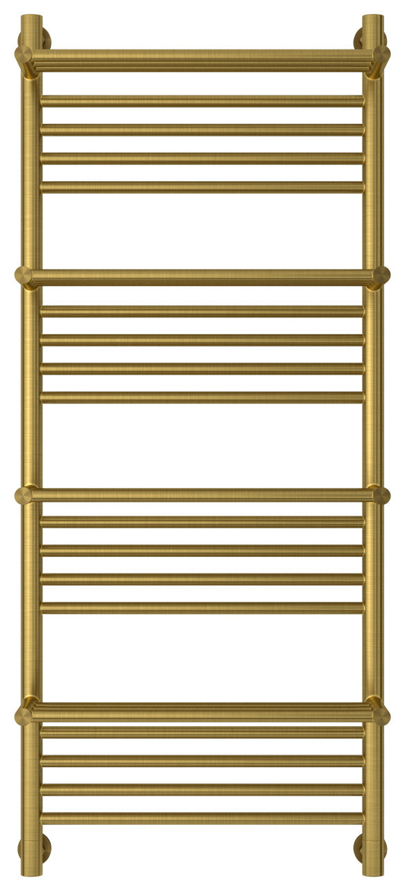 Полотенцесушитель водяной Сунержа Богема 4 полки+ 1200х500 Состаренная латунь