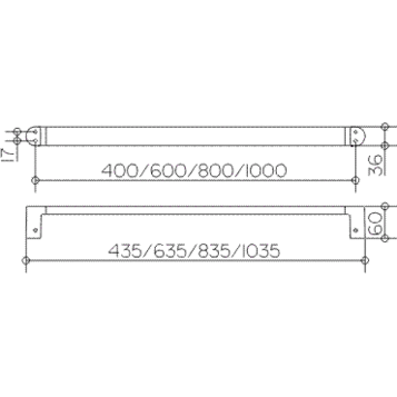 Полотенцедержатель Keuco Elegance New 11601 010400