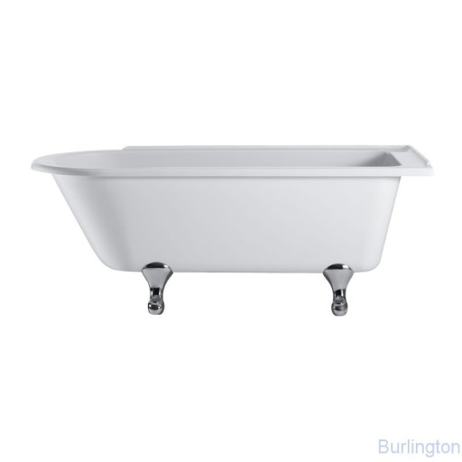 Ванна Hampton 170 x 75см, правостороняя (без ножек), цвет Белый