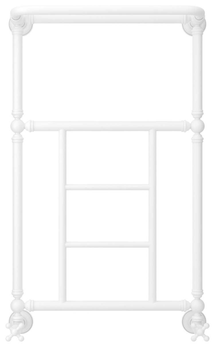 Полотенцесушитель водяной Сунержа Ренессанс 1452 860x500 Матовый белый