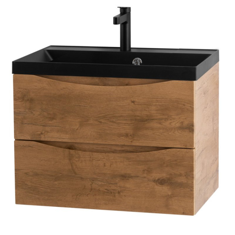 База под раковину подвесная с двумя выкатными ящиками, 600x450x500 BelBagno MARINO-600-2C-SO-RN-P