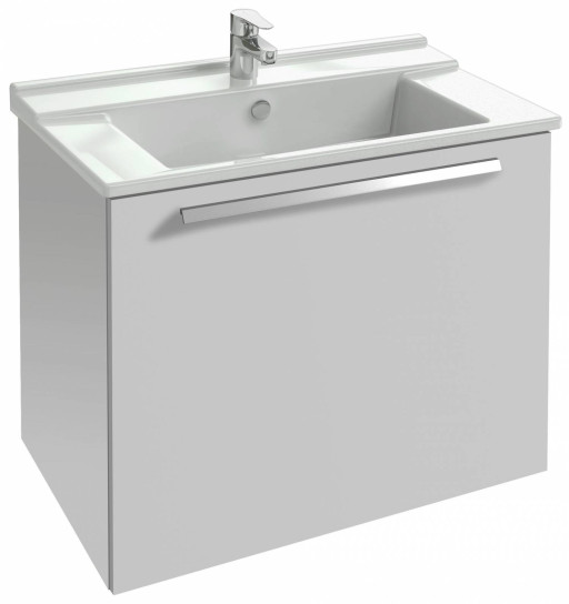 Мебель 77 см для раковины-столешницы, белый блестящий Jacob Delafon STRUKTURA EB1285-N18