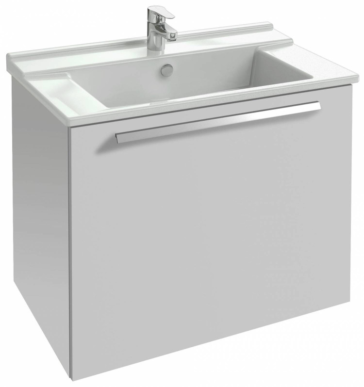 Мебель 77 см для раковины-столешницы, белый блестящий Jacob Delafon STRUKTURA EB1285-N18