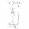 Сифон для раковины (металлический)