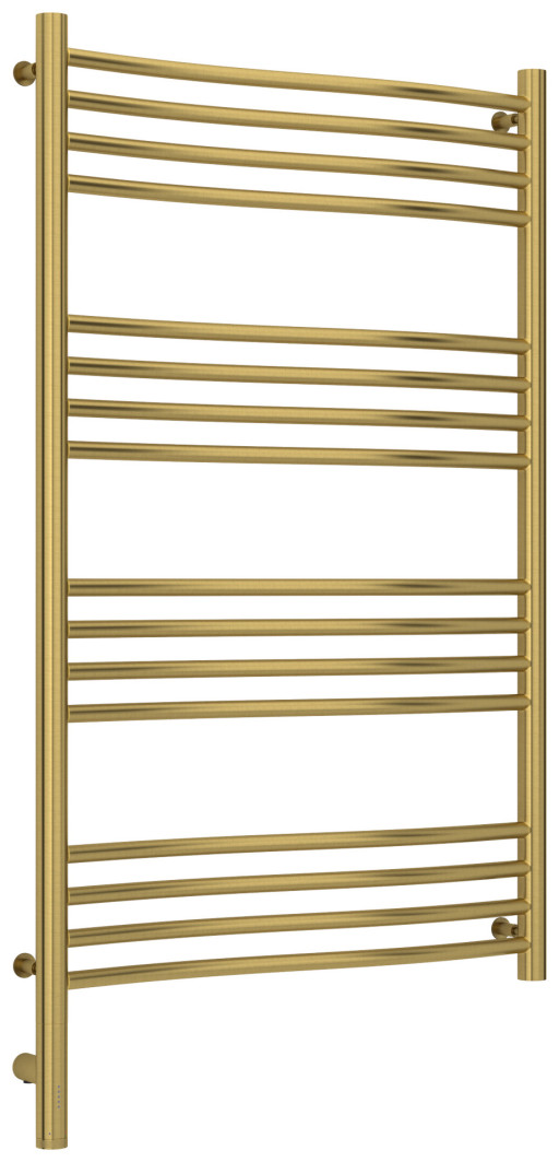 Полотенцесушитель электрический Сунержа Флюид 3.0 1000х600 МЭМ левый Состаренная латунь