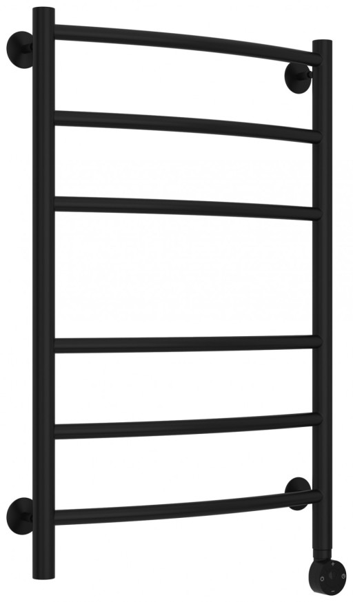 Полотенцесушитель электрический Стилье Формат 12 800х500 правый Матовый чёрный