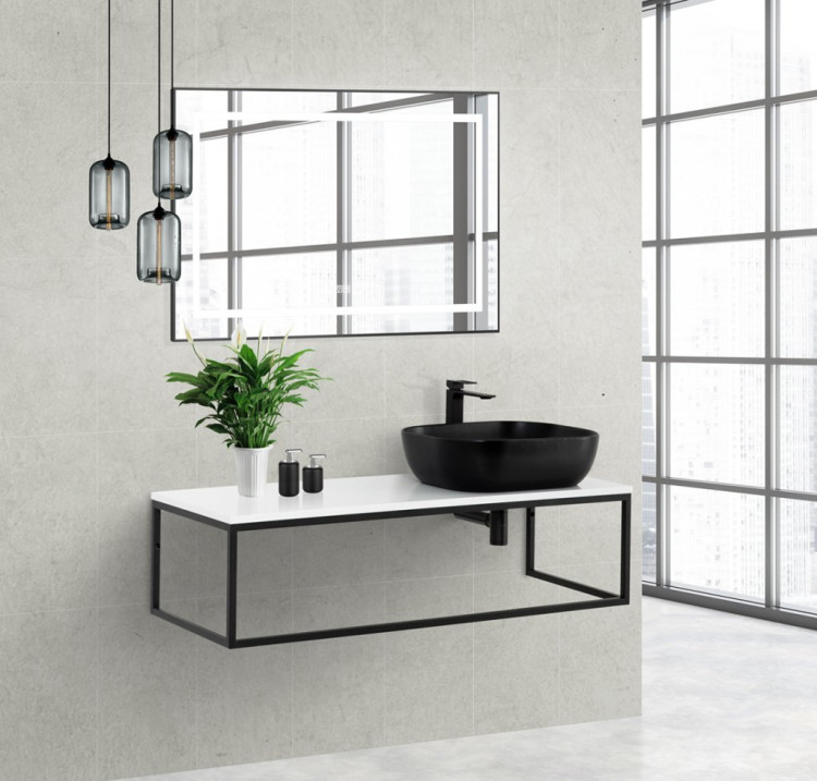 Сварное металлическое консольное крепление столешницы, 1400x460x300 BelBagno EK-140-ST