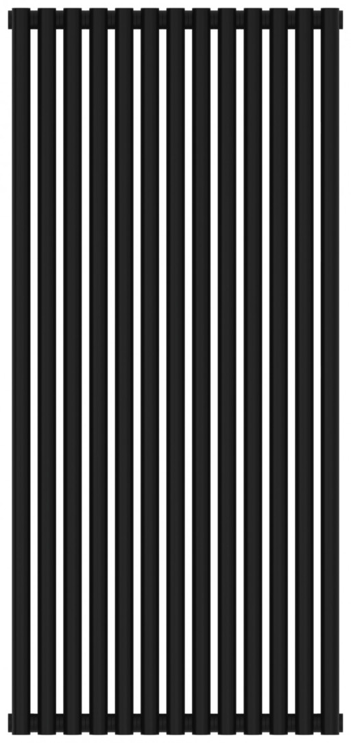 Отопительный радиатор Сунержа Эстет-00 1200х585 13 секций Матовый чёрный