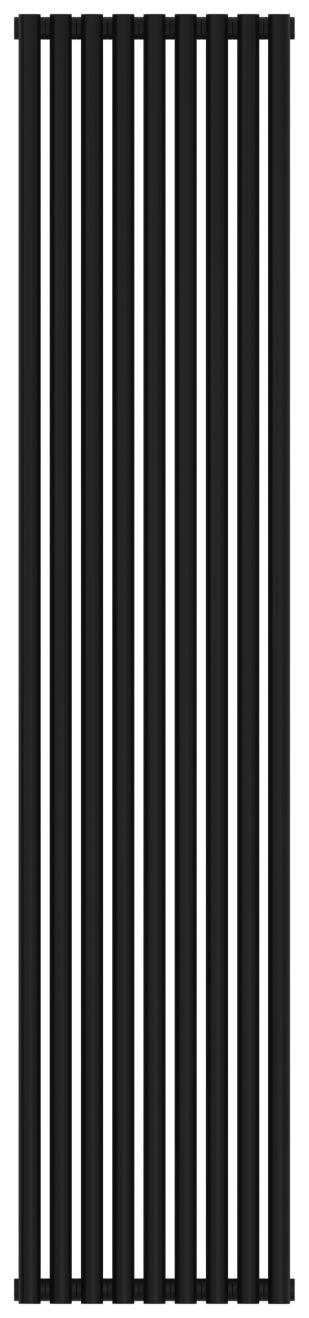 Отопительный радиатор Сунержа Эстет-00 1800х405 9 секций Матовый чёрный