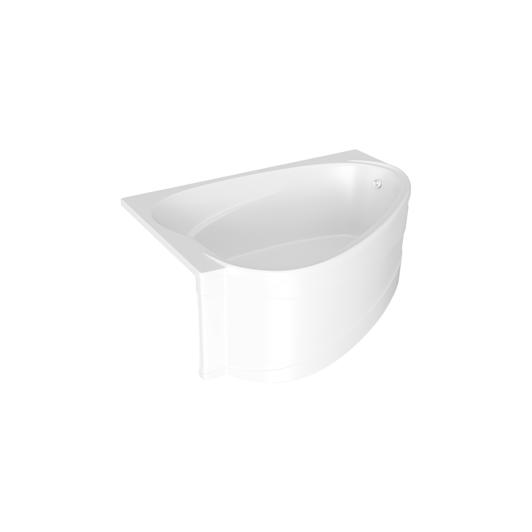 Ванна акриловая асимметричная 1Marka LOVE 185х135 L
