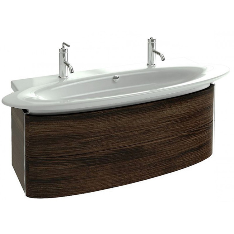 Тумба под раковину Jacob Delafon Presquile 130 подвесная 2 ящика