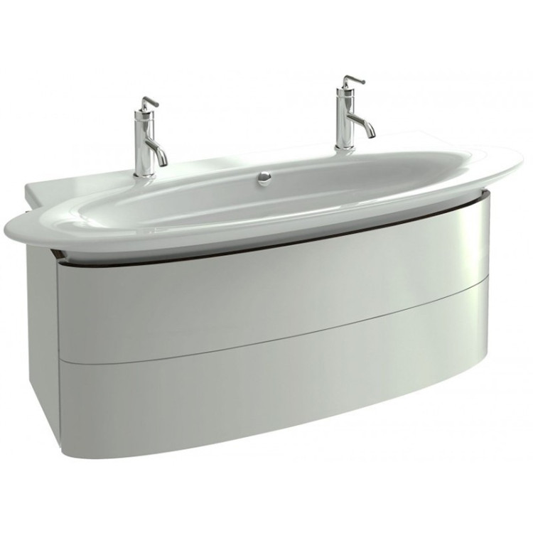 Тумба под раковину Jacob Delafon Presquile 130 подвесная 2 ящика