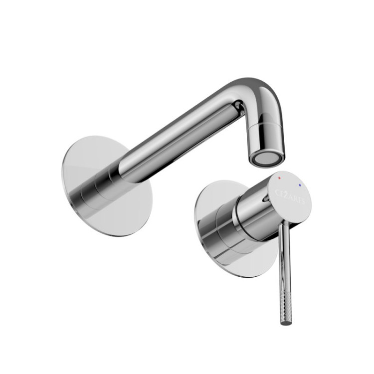 Смеситель для раковины встраиваемый с внутренней частью, без донного клапан Cezares RELAX-BLI2-1-BORO-W0