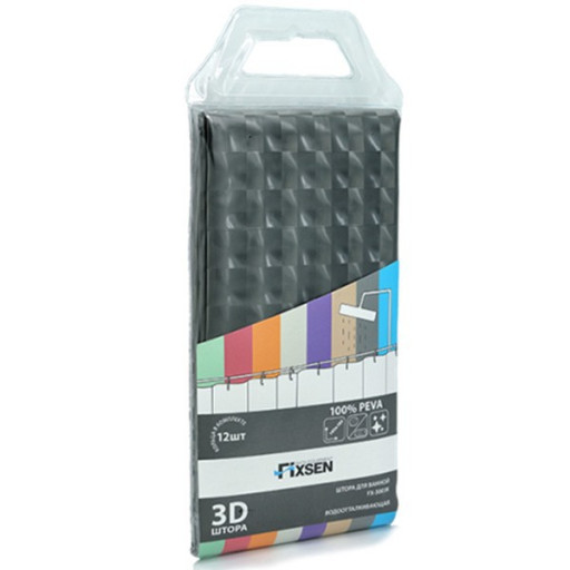 Штора для ванны Fixsen FX-3003K 180х180