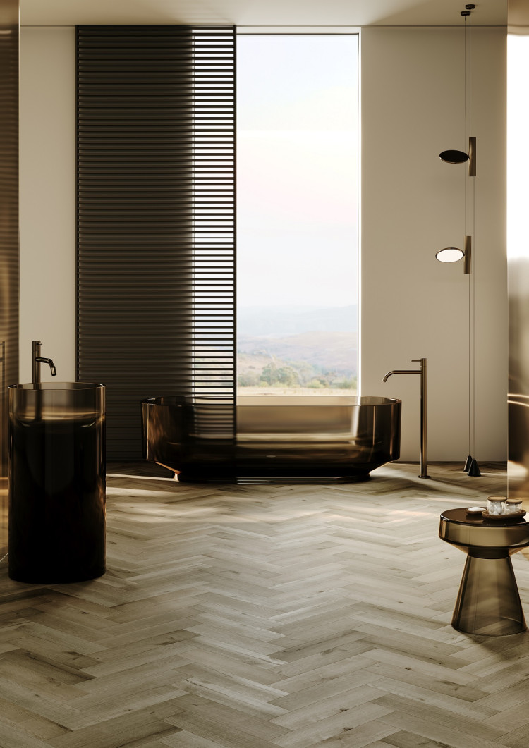 Кварцевый ламинат Fargo Herringbone Дуб Марракеш 44-81996-10