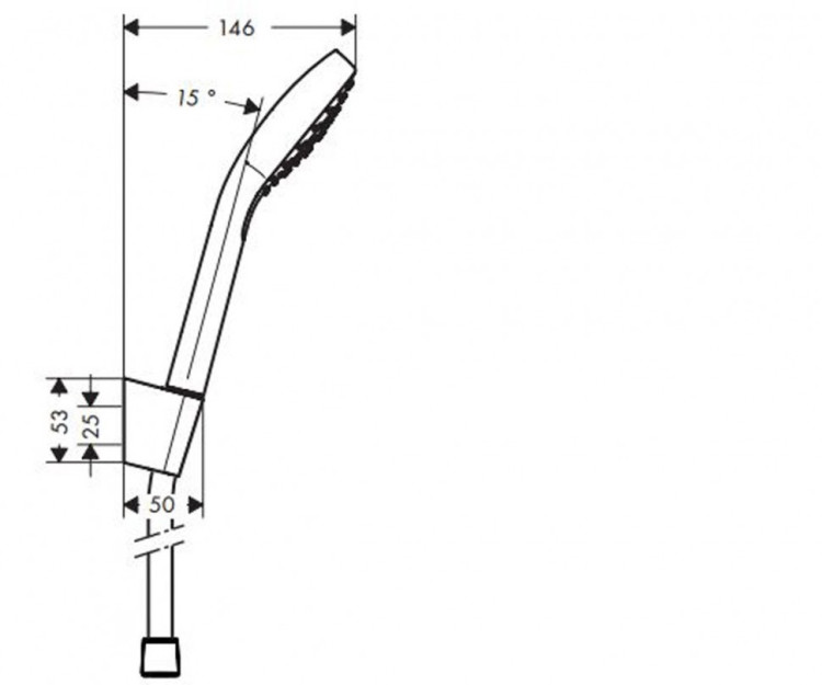 Душевой гарнитур Hansgrohe Croma Select S 26420400