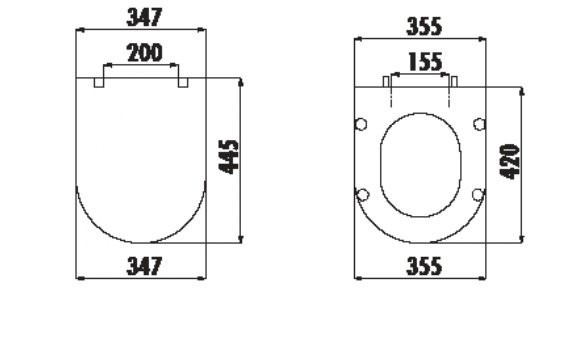 CREAVIT Крышка дуропласт с микролифтом AMASRA ULTIMA