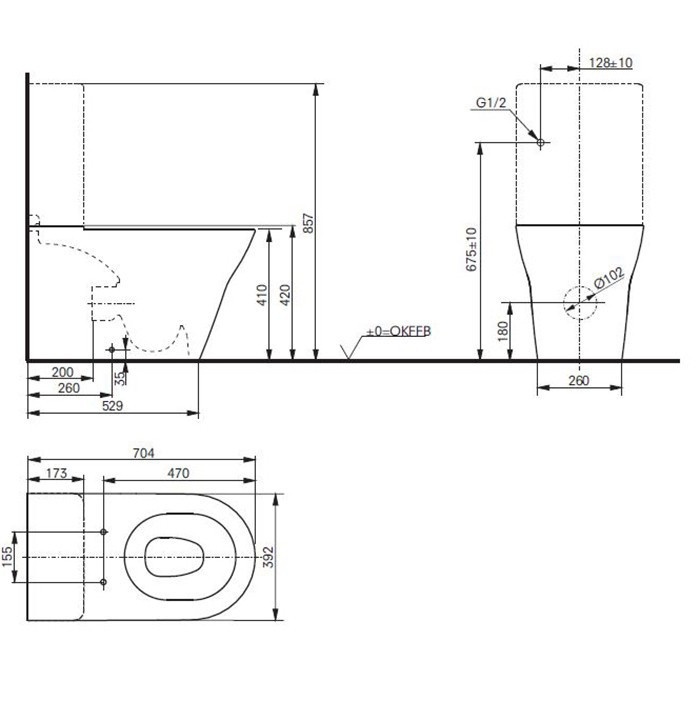 Унитаз Toto MH series CW161Y#XW
