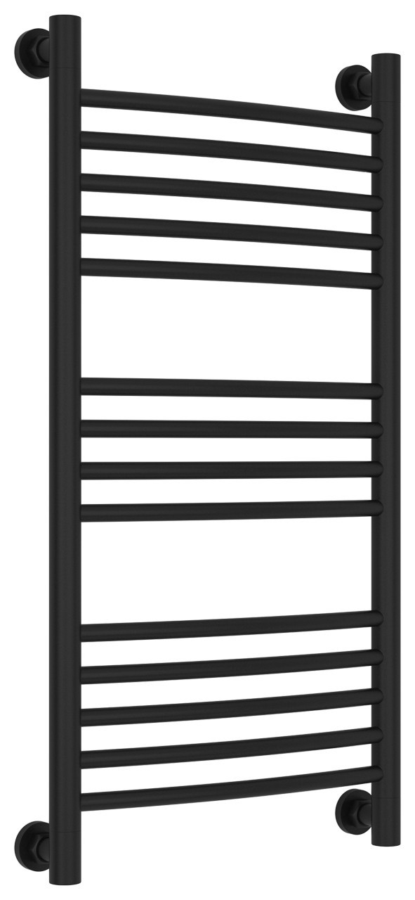 Полотенцесушитель водяной Сунержа Богема+ выгнутая 800х400 Матовый чёрный
