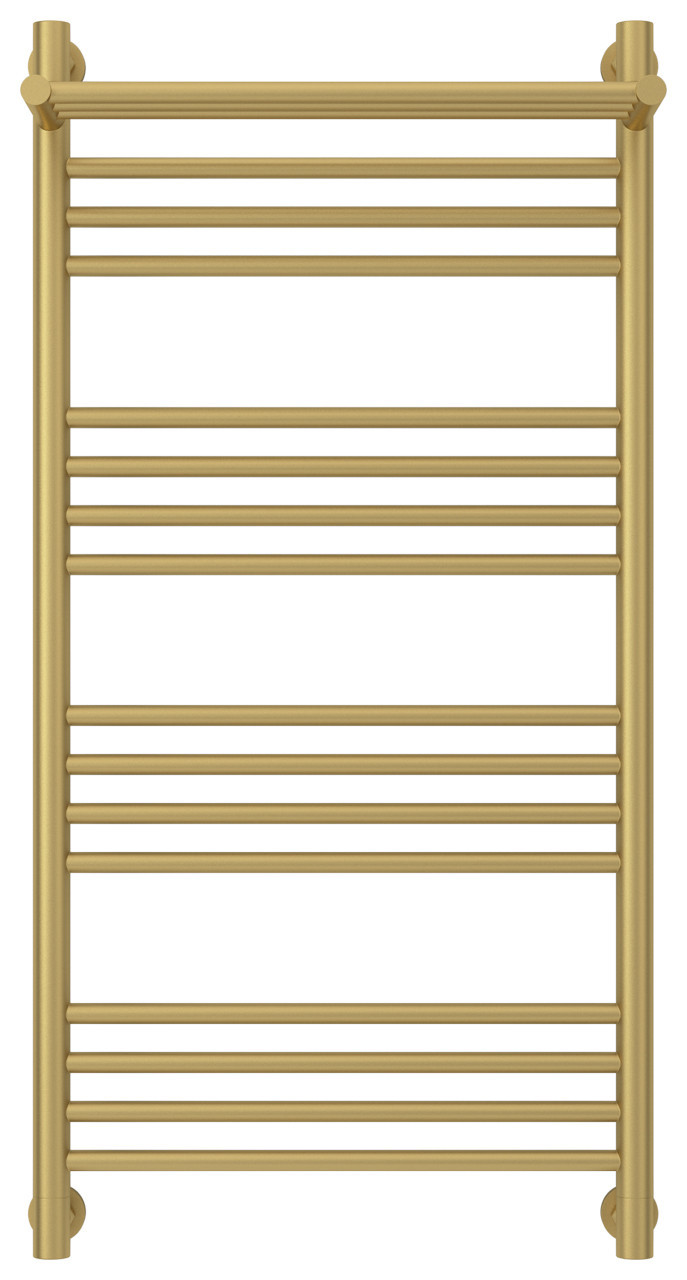 Полотенцесушитель водяной Сунержа Богема с полкой+ 1000х500 Матовое золото