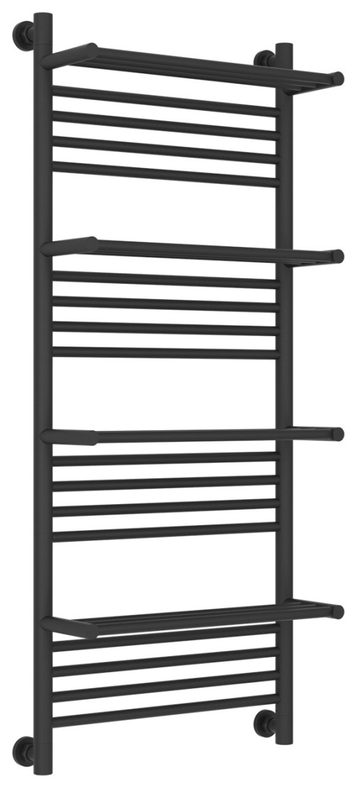 Полотенцесушитель водяной Сунержа Богема 4 полки+ 1200х500 Тёмный титан муар