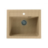 Мойка ALVEUS GRANITAL ATROX 30 BEIGE - G55 590 X 500 1X в комплекте с сифоном 1132823,