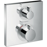 Смеситель для душа Hansgrohe Ecostat Square 15714000 с термостатом