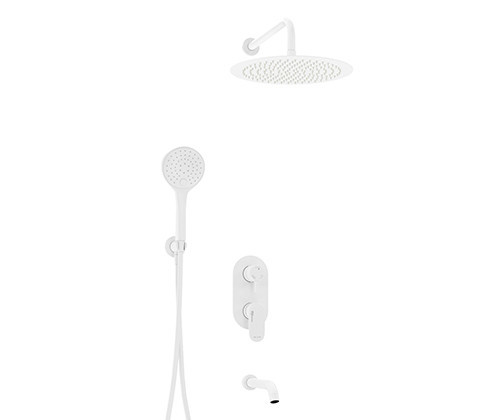 WasserKRAFT A85161 Встраиваемый комлплект для ванны с верхней душевой насадкой, лейкой и изливом