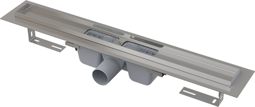 Водоотводящий желоб с порогами для перфорированной решетки Alcadrain APZ1