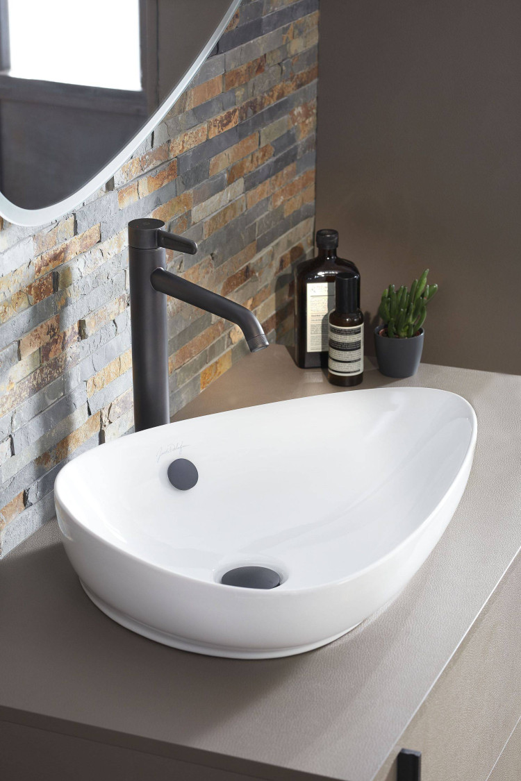 Высокий однорычажный смеситель для раковины Jacob Delafon NOUVELLE VAGUE E78337-BLV