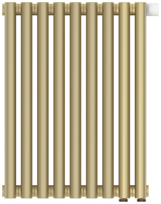 Отопительный радиатор Сунержа Эстет-00 EU50 500х405 9 секций Матовая шампань