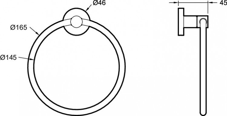 Полотенцедержатель Jacob Delafon EO E77822-CP