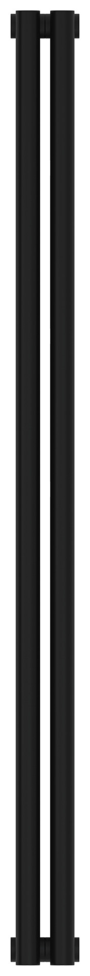 Отопительный радиатор Сунержа Эстет-0 1200х90 2 секции Матовый чёрный