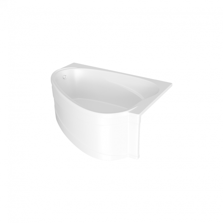 Ванна акриловая асимметричная 1Marka LOVE 185х135 R