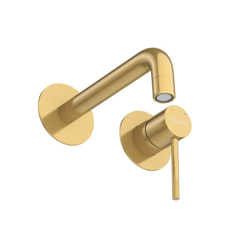 Смеситель для раковины встраиваемый с внутренней частью, без донного клапан Cezares RELAX-BLI2-1-IN-W0