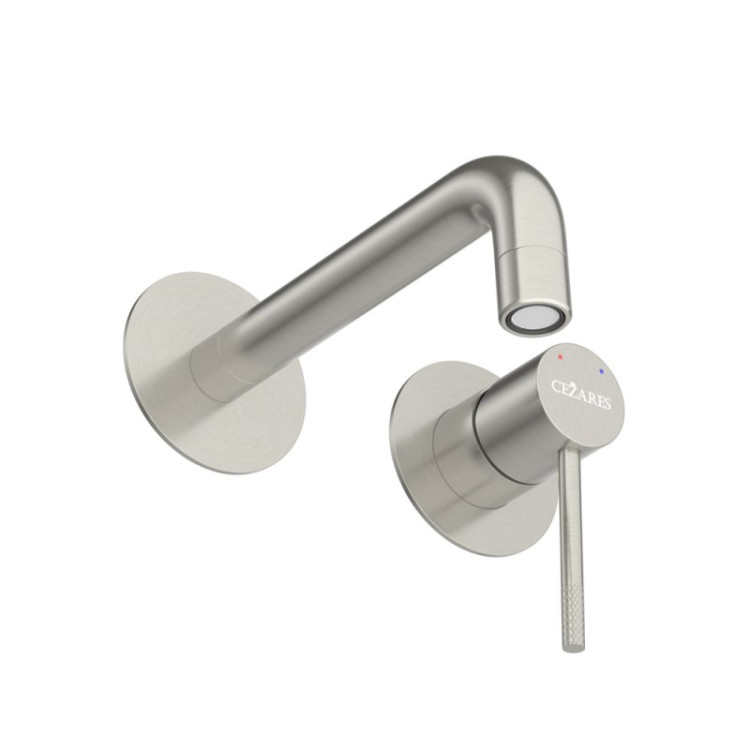 Смеситель для раковины встраиваемый с внутренней частью, без донного клапан Cezares RELAX-BLI2-1-IN-W0