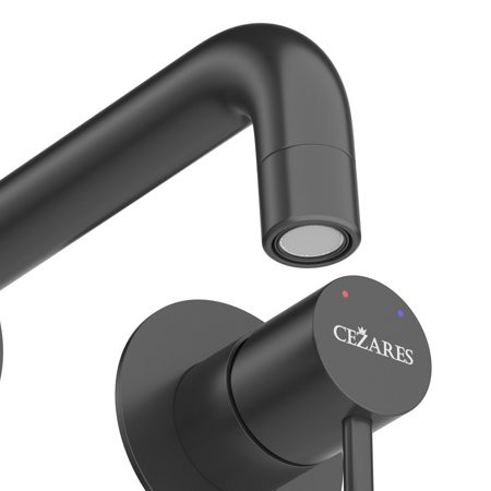 Смеситель для раковины встраиваемый с внутренней частью, без донного клапан Cezares RELAX-BLI2-1-IN-W0