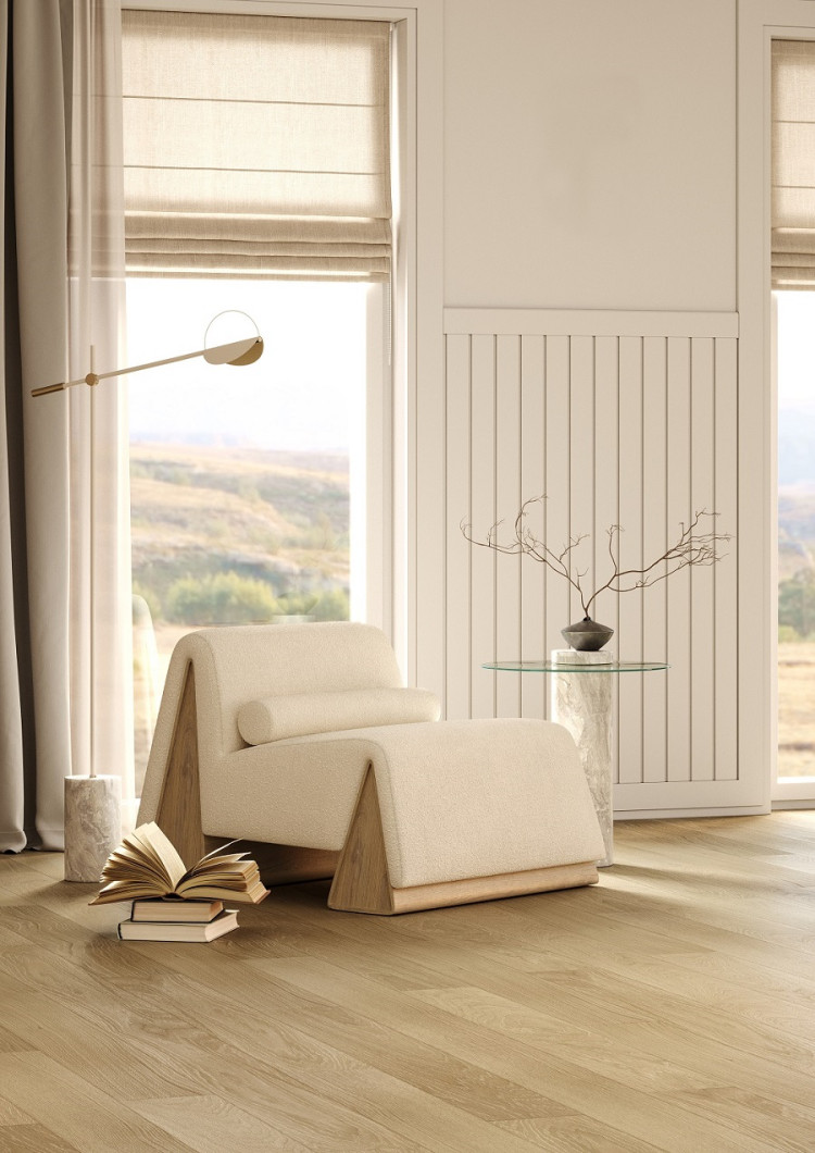 Кварцевый паркет Quartz Parquet Классик Дуб Хельсинки 1258-58 5/0,6 мм