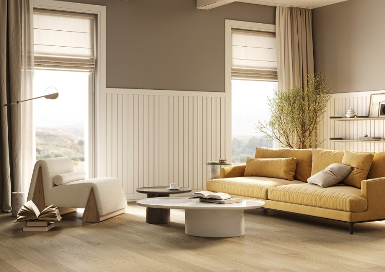 Кварцевый паркет Quartz Parquet Классик Дуб Хельсинки 1258-58 5/0,6 мм